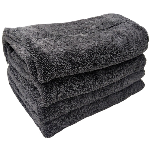 Double-sided car cleaning towel