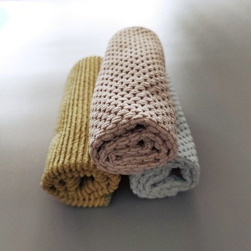 Microfiber polyester jacquard pearl towel "wheat grain" + vertical bar